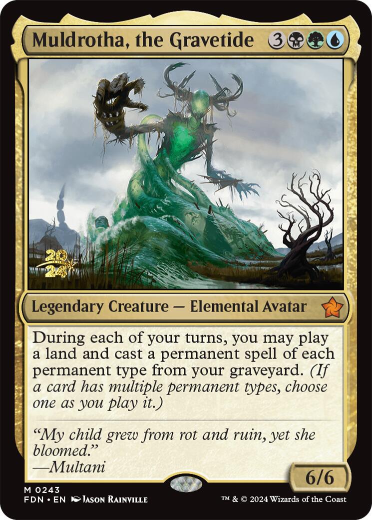 Muldrotha, the Gravetide [Foundations Prerelease Promos] | Gaming Infinity