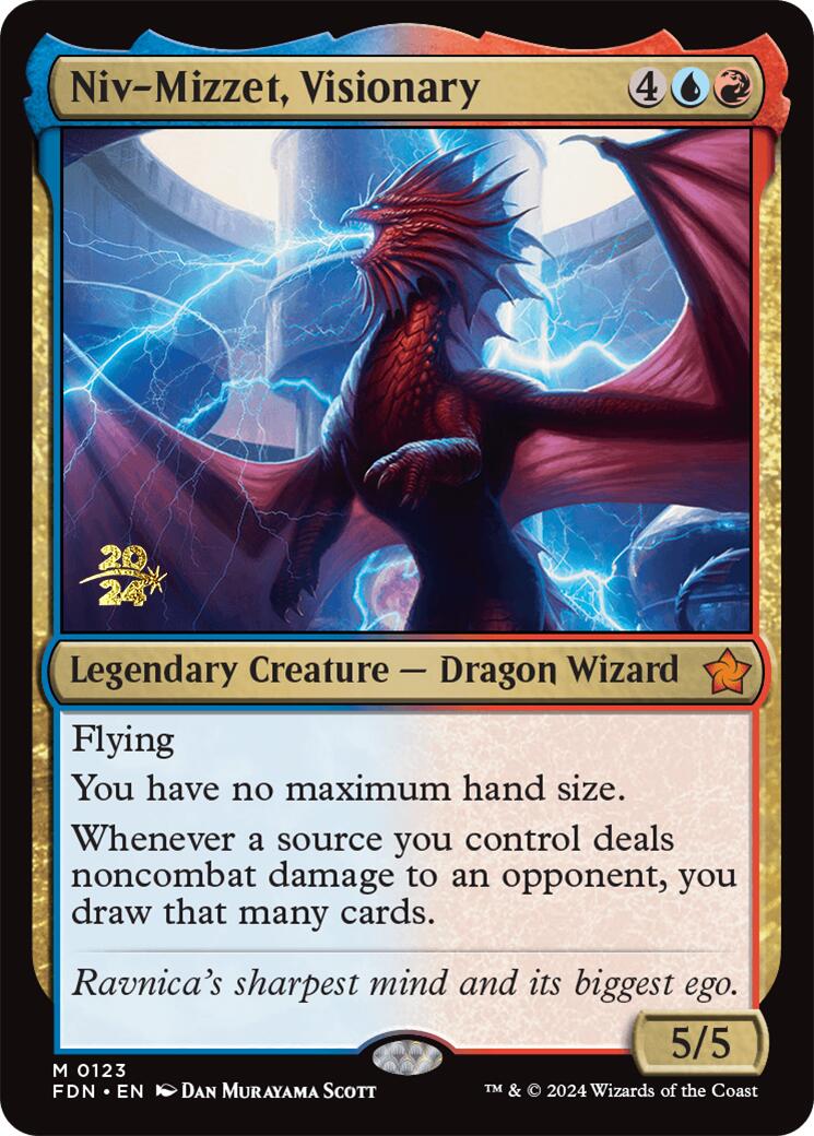 Niv-Mizzet, Visionary [Foundations Prerelease Promos] | Gaming Infinity