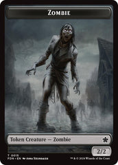 Goblin // Zombie Doubled-Sided Token [Foundations Tokens] | Gaming Infinity