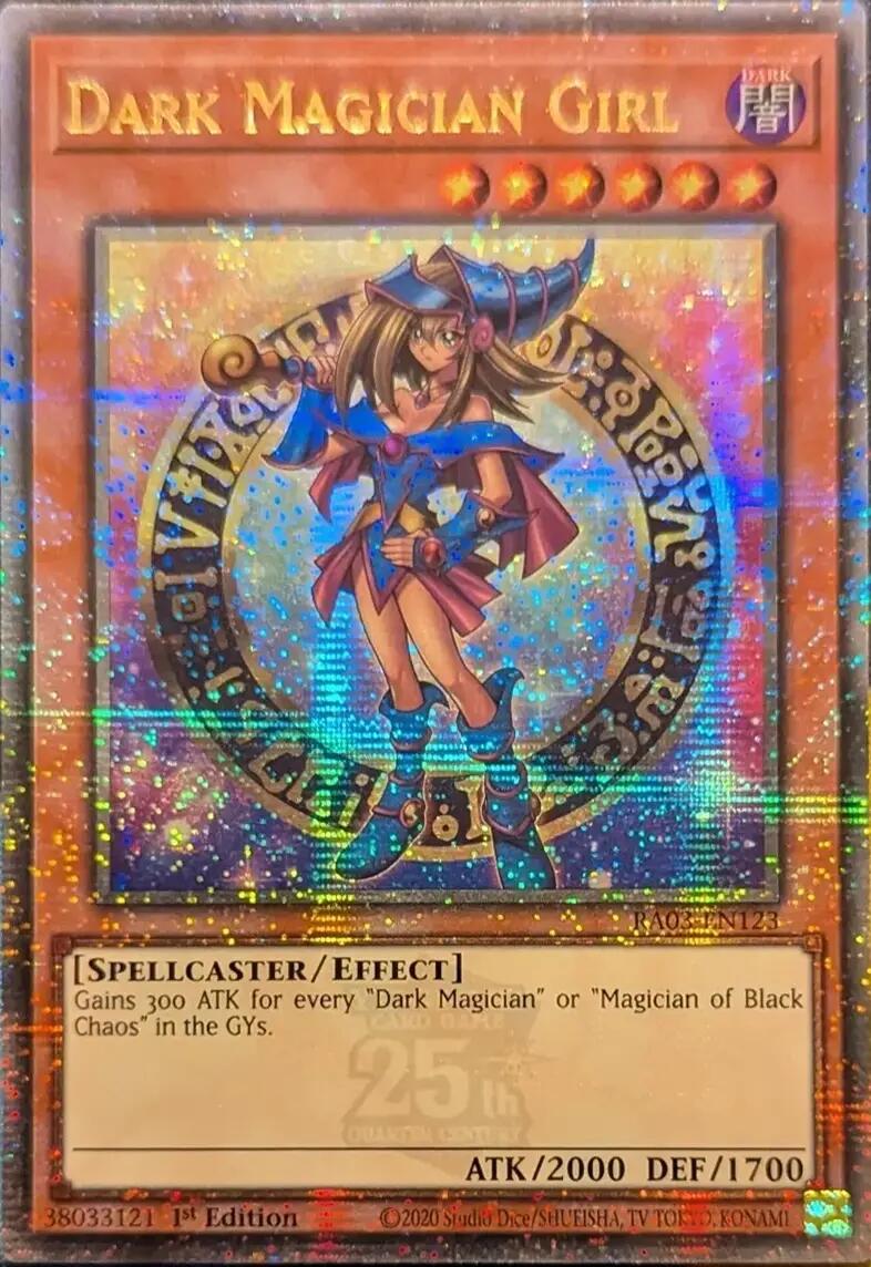 Dark Magician Girl (Quarter Century Secret Rare) (B) [RA03-EN123] Quarter Century Secret Rare | Gaming Infinity