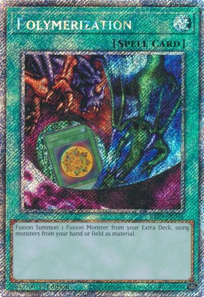 Polymerization (Alternate Art) (Platinum Secret Rare) [RA03-EN051] Platinum Secret Rare | Gaming Infinity