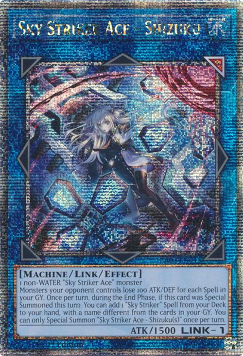 Sky Striker Ace - Shizuku (Alternate Art) (Quarter Century Secret Rare) [RA03-EN043] Quarter Century Secret Rare | Gaming Infinity