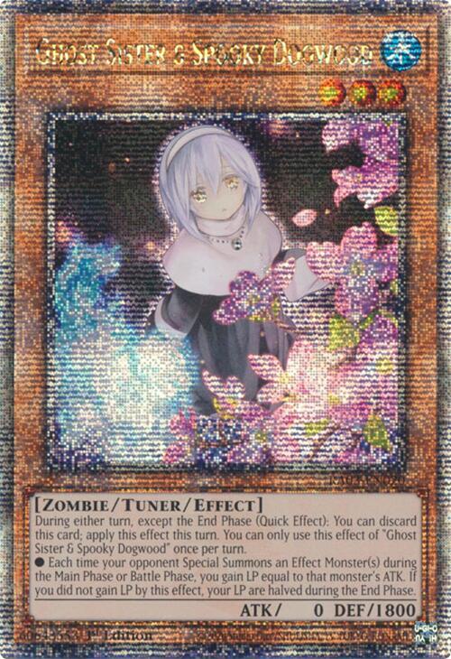 Ghost Sister & Spooky Dogwood (Alternate Art) (Quarter Century Secret Rare) [RA03-EN020] Quarter Century Secret Rare | Gaming Infinity