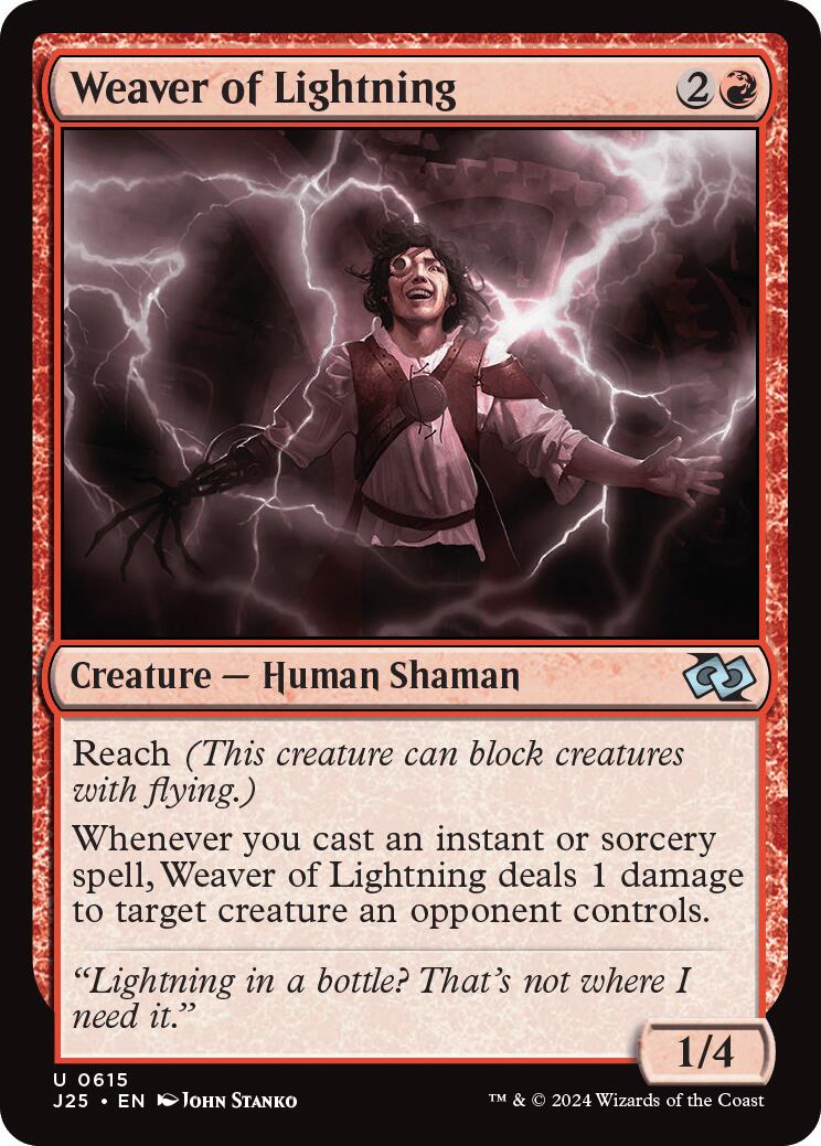 Weaver of Lightning [Foundations Jumpstart] | Gaming Infinity