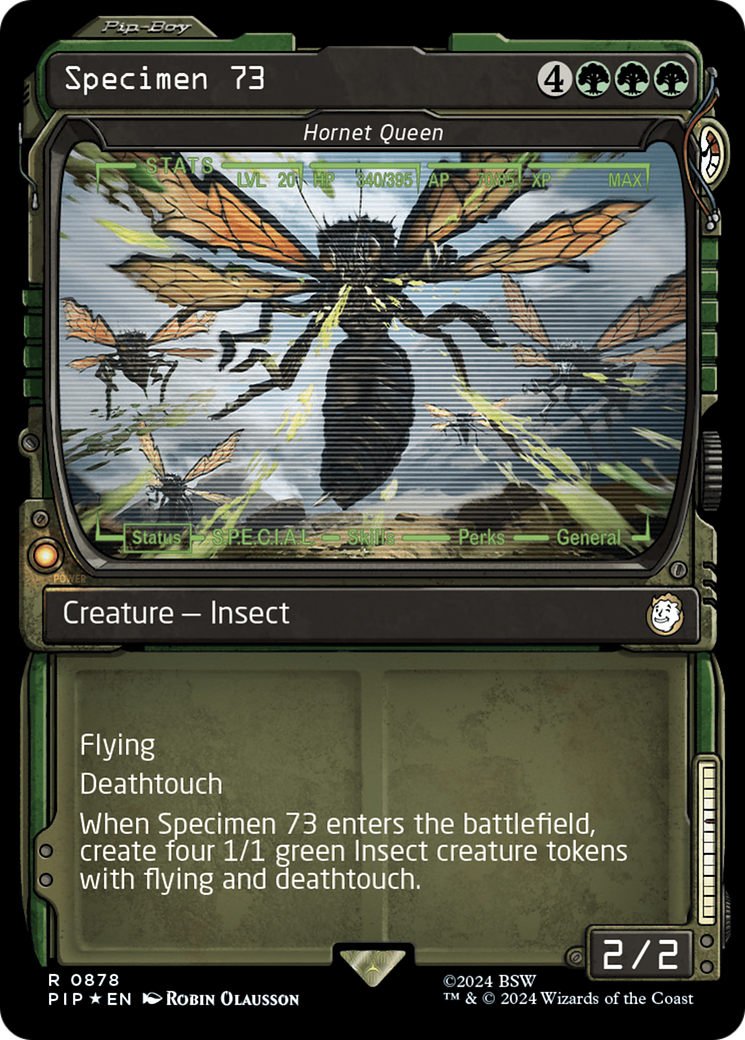 Specimen 73 - Hornet Queen (Showcase) (Surge Foil) [Fallout] | Gaming Infinity