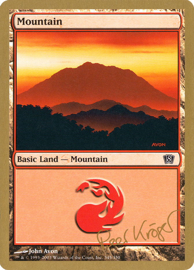 Mountain (pk345) (Peer Kroger) [World Championship Decks 2003] | Gaming Infinity