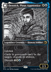 Dennick, Pious Apprentice // Dennick, Pious Apparition (Showcase Eternal Night) [Innistrad: Midnight Hunt] | Gaming Infinity