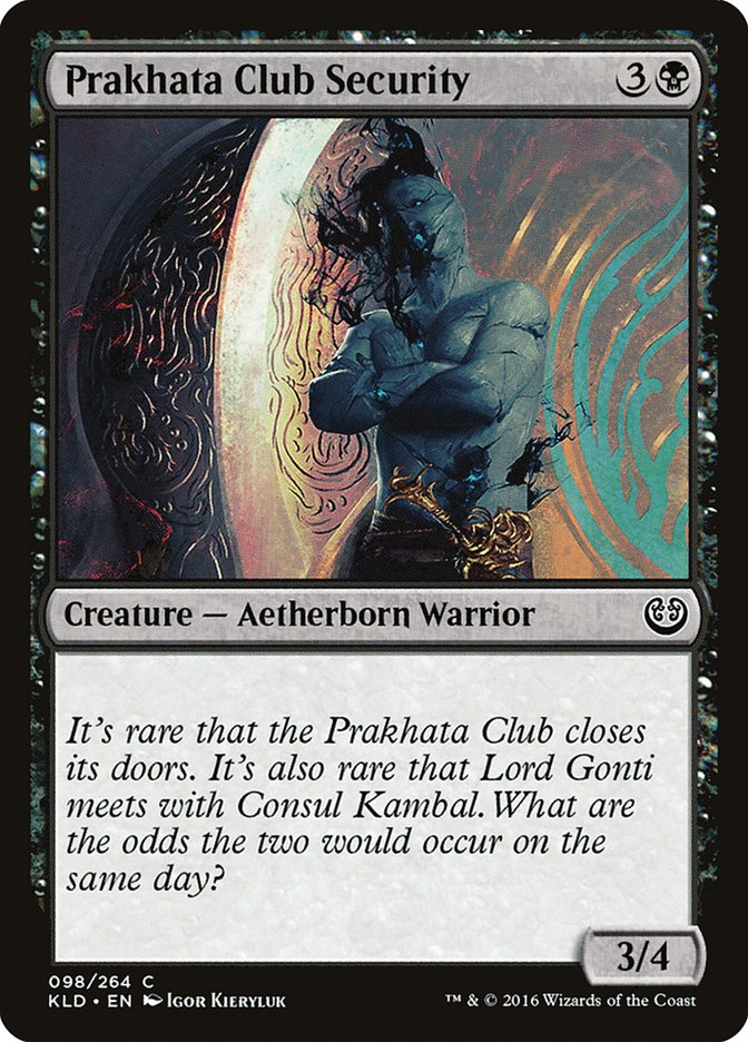 Prakhata Club Security [Kaladesh] | Gaming Infinity