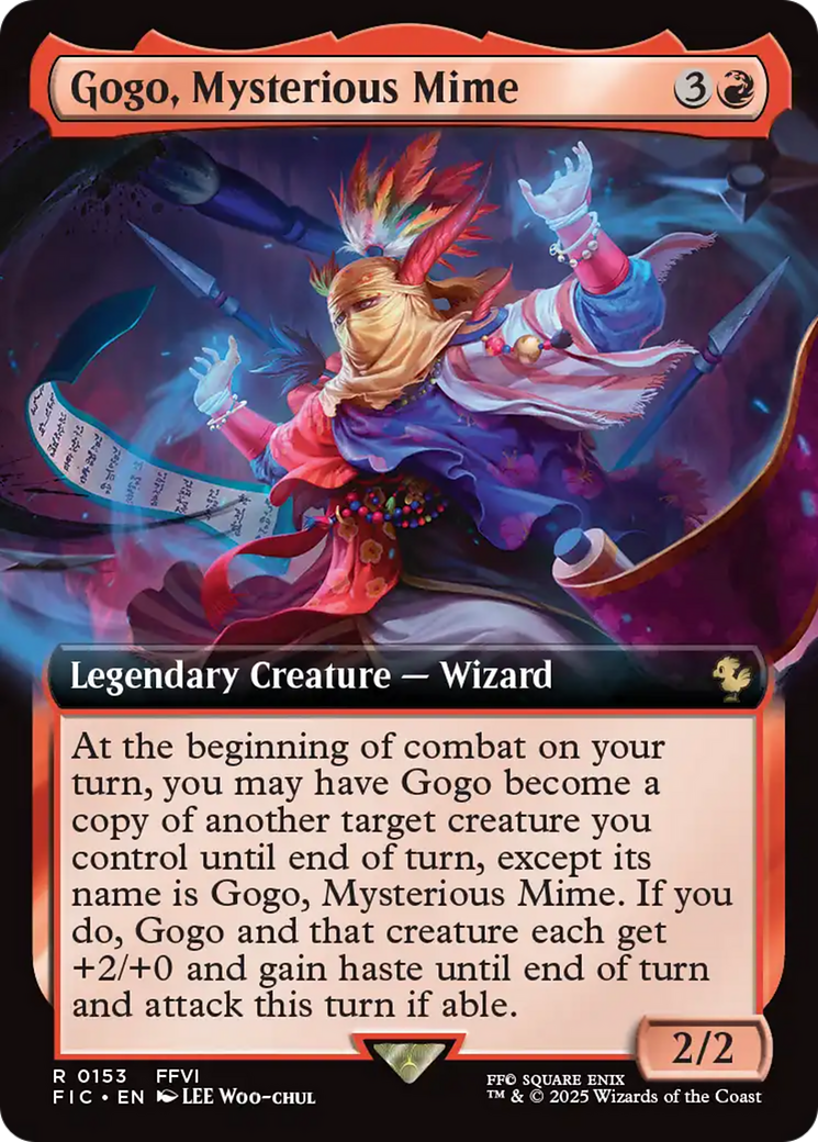Gogo, Mysterious Mime (Extended Art) [FINAL FANTASY Commander] | Gaming Infinity