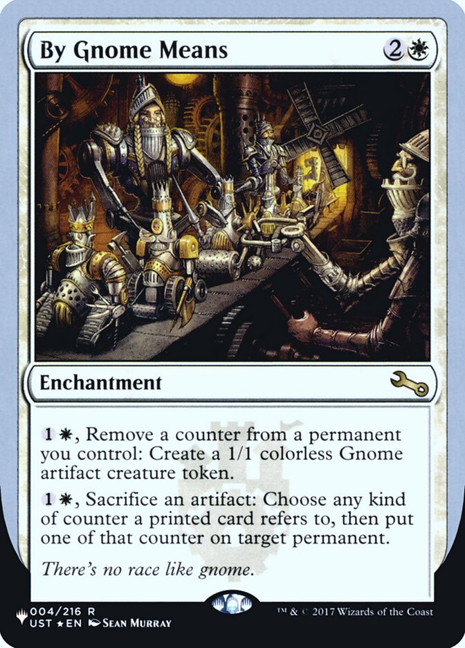 By Gnome Means (Unfinity Foil Edition) [The List] | Gaming Infinity