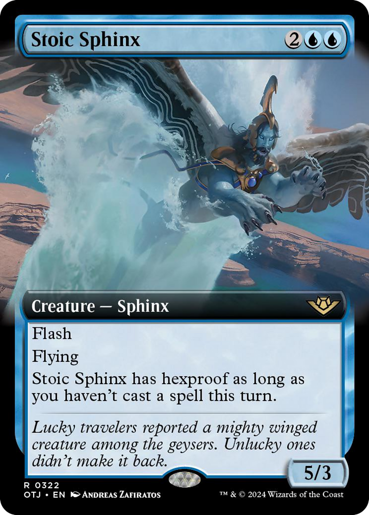 Stoic Sphinx (Extended Art) [Outlaws of Thunder Junction] | Gaming Infinity