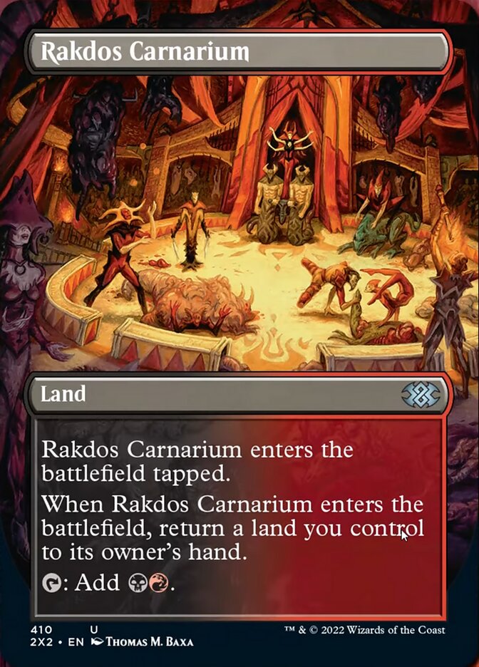 Rakdos Carnarium (Borderless Alternate Art) [Double Masters 2022] | Gaming Infinity