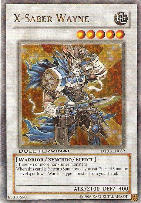 X-Saber Wayne [DT01-EN089] Ultra Rare | Gaming Infinity