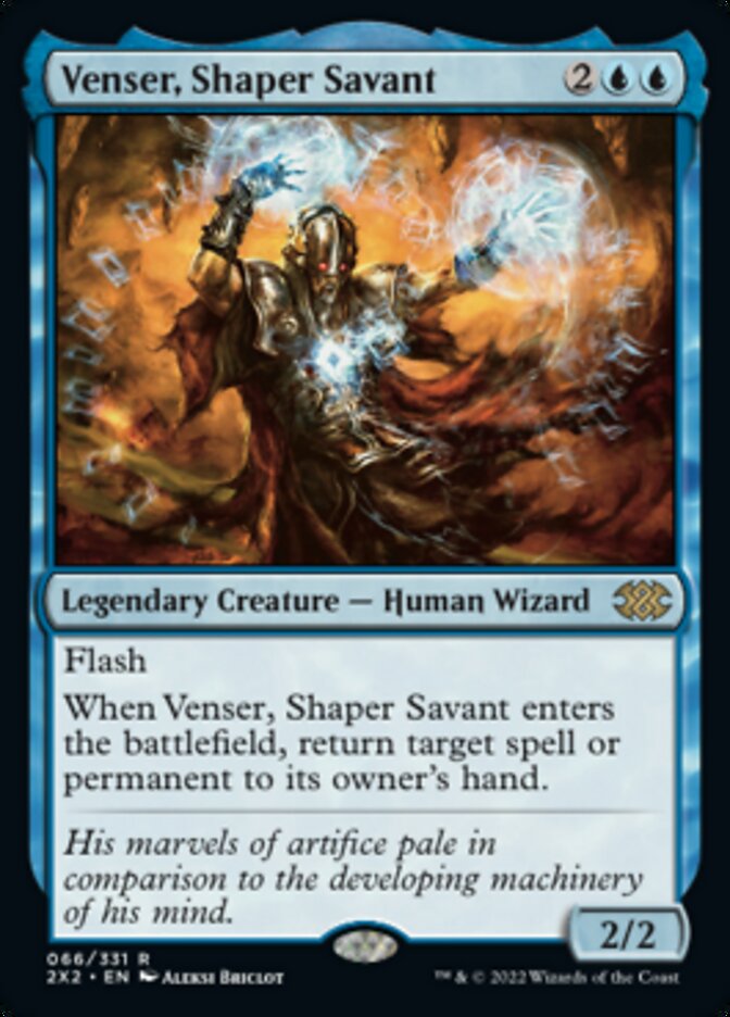 Venser, Shaper Savant [Double Masters 2022] | Gaming Infinity