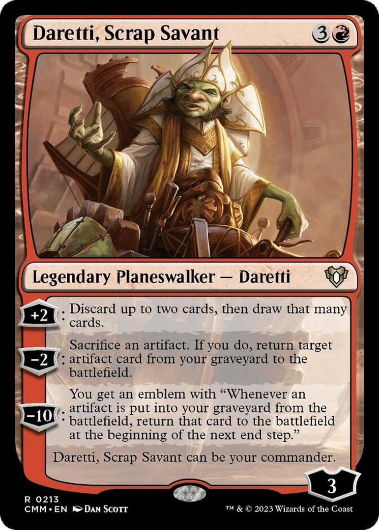 Daretti, Scrap Savant [Commander Masters] | Gaming Infinity