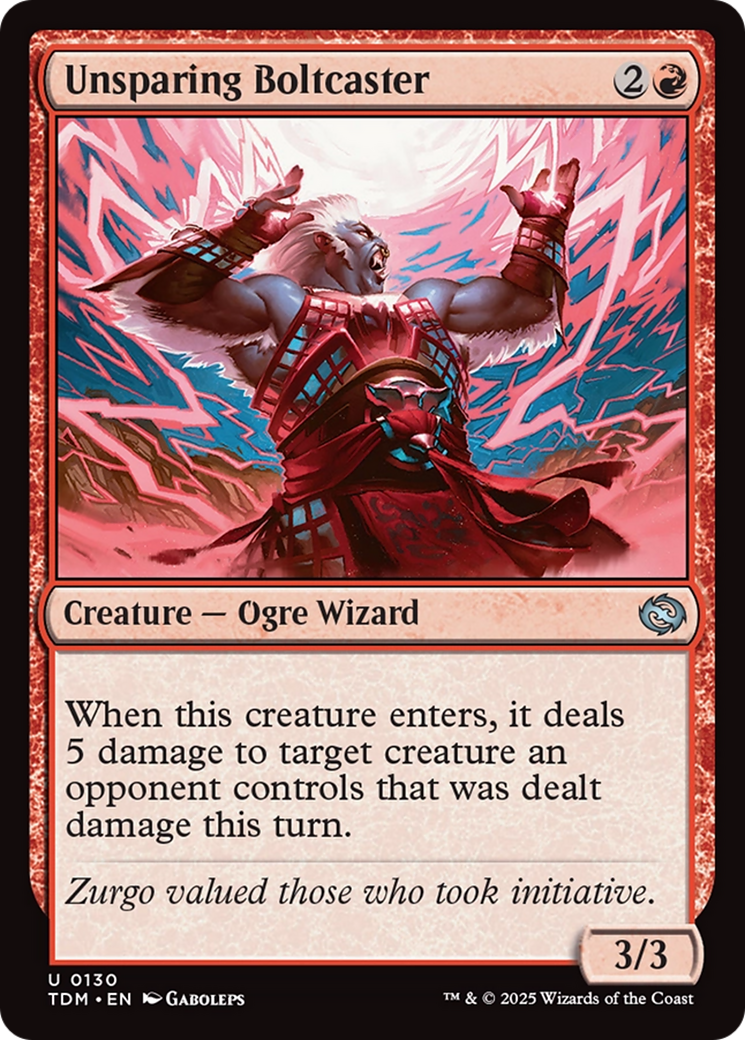 Unsparing Boltcaster [Tarkir: Dragonstorm] | Gaming Infinity