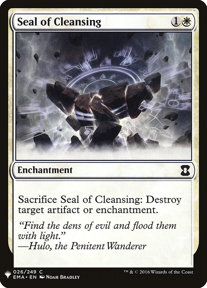 Seal of Cleansing [Mystery Booster] | Gaming Infinity