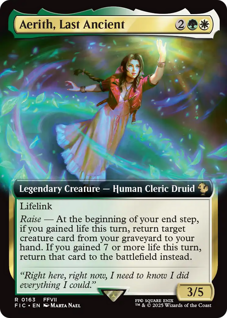 Aerith, Last Ancient (Extended Art) [FINAL FANTASY Commander] | Gaming Infinity