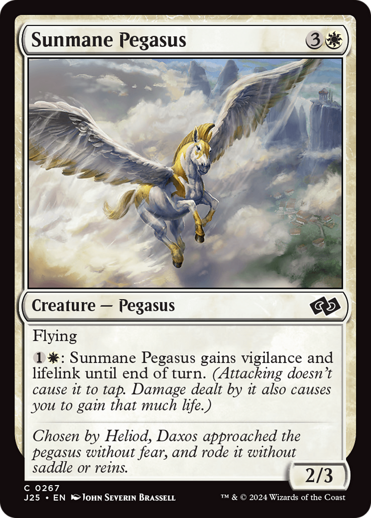 Sunmane Pegasus [Foundations Jumpstart] | Gaming Infinity