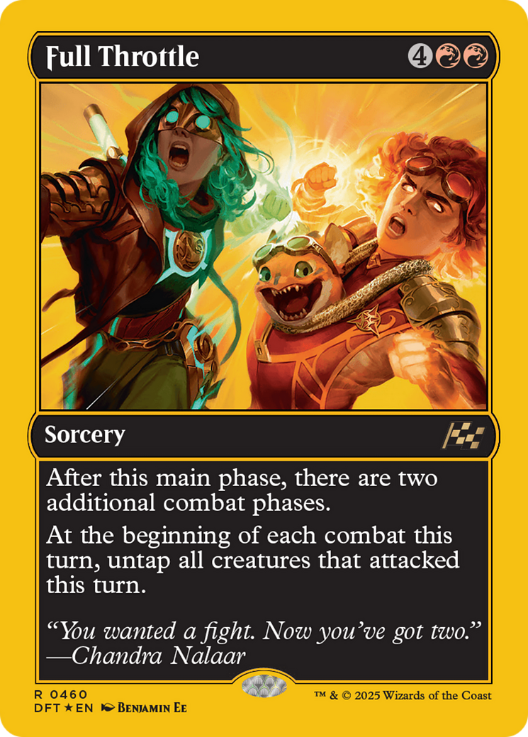 Full Throttle (First-Place Foil) [Aetherdrift] | Gaming Infinity