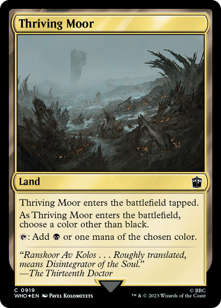 Thriving Moor (Surge Foil) [Doctor Who] | Gaming Infinity