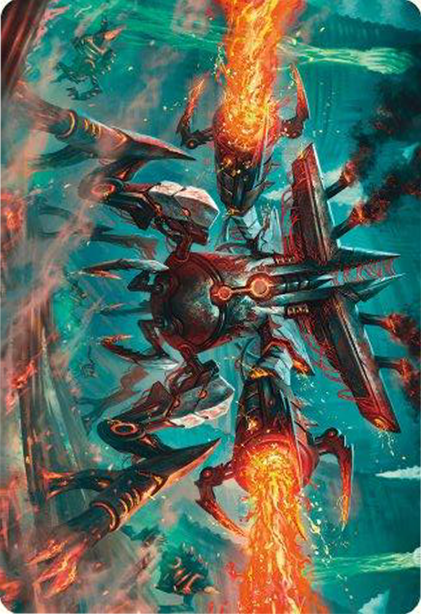 Exterminator Magmarch Art Card [Modern Horizons 3 Art Series] | Gaming Infinity