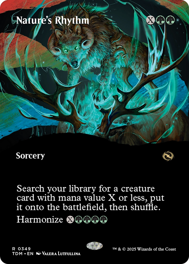 Nature's Rhythm (Borderless) [Tarkir: Dragonstorm] | Gaming Infinity