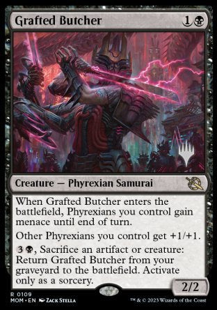 Grafted Butcher (Promo Pack) [March of the Machine Promos] | Gaming Infinity