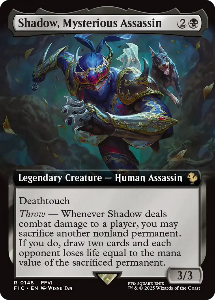Shadow, Mysterious Assassin (Extended Art) [FINAL FANTASY Commander] | Gaming Infinity