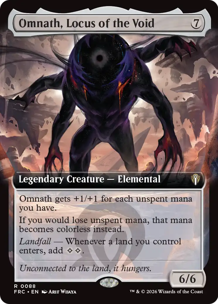 Omnath, Locus of the Void (Extended Art) [Reality Fracture Commander] | Gaming Infinity