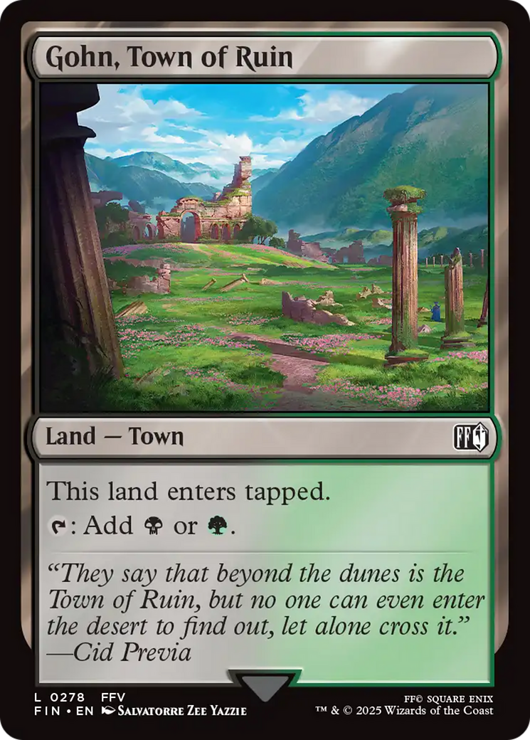 Gohn, Town of Ruin [FINAL FANTASY] | Gaming Infinity