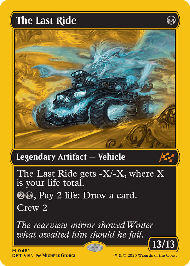 The Last Ride (First-Place Foil) [Aetherdrift] | Gaming Infinity