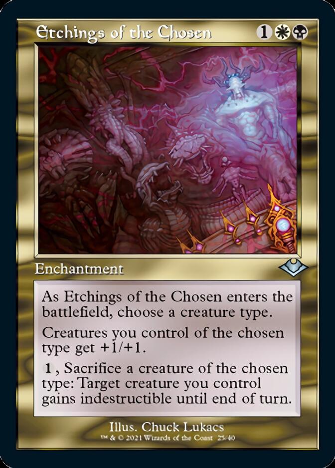 Etchings of the Chosen (Retro Foil Etched) [Modern Horizons] | Gaming Infinity