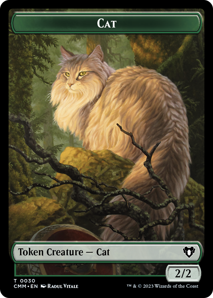 Cat Token (30) [Commander Masters Tokens] | Gaming Infinity