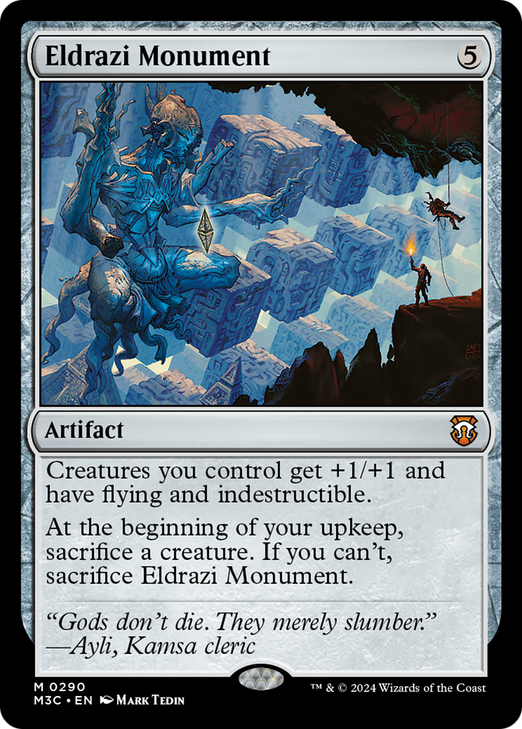 Eldrazi Monument (Ripple Foil) [Modern Horizons 3 Commander] | Gaming Infinity