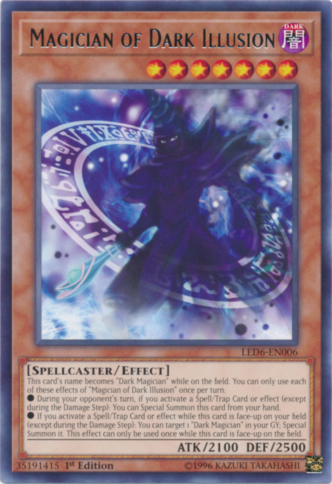 Magician of Dark Illusion [LED6-EN006] Rare | Gaming Infinity
