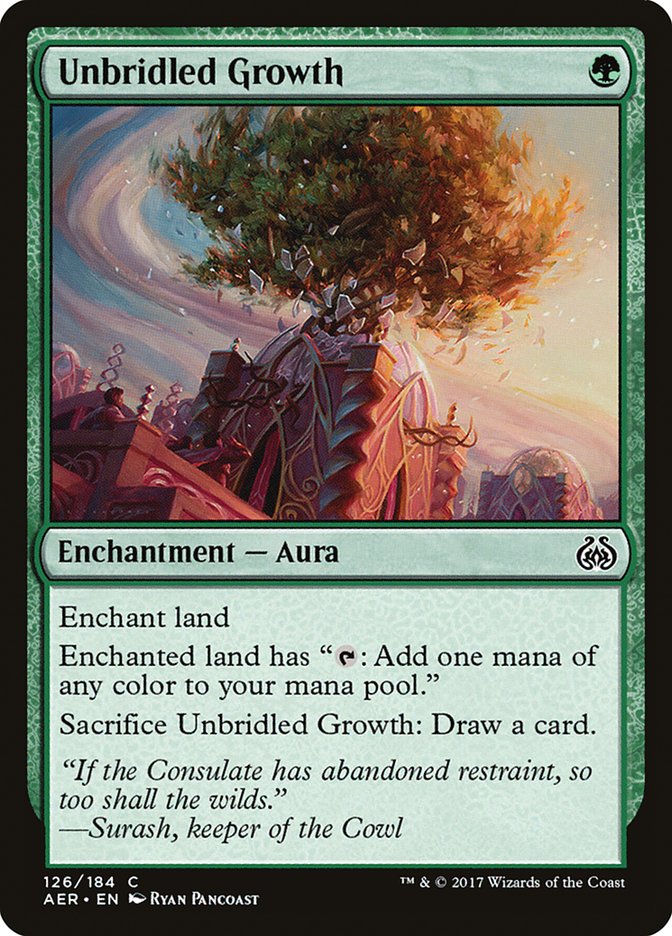Unbridled Growth [Aether Revolt] | Gaming Infinity