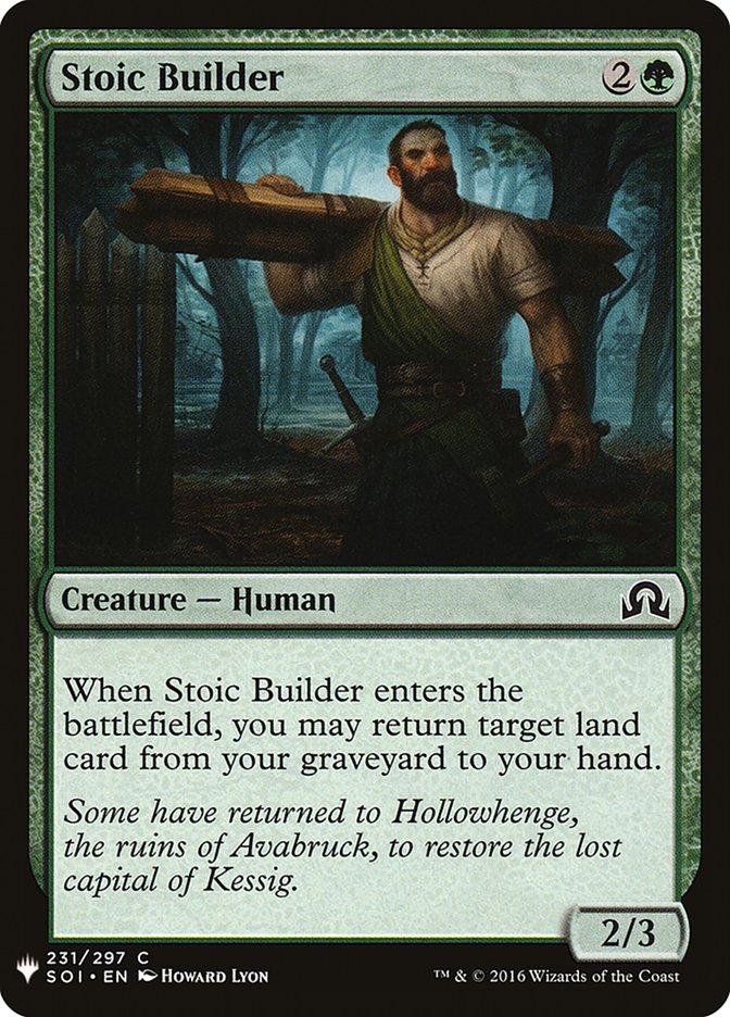 Stoic Builder [Mystery Booster] | Gaming Infinity