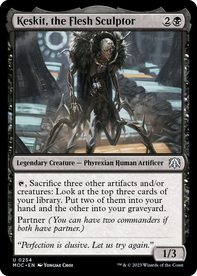 Keskit, the Flesh Sculptor [March of the Machine Commander] | Gaming Infinity
