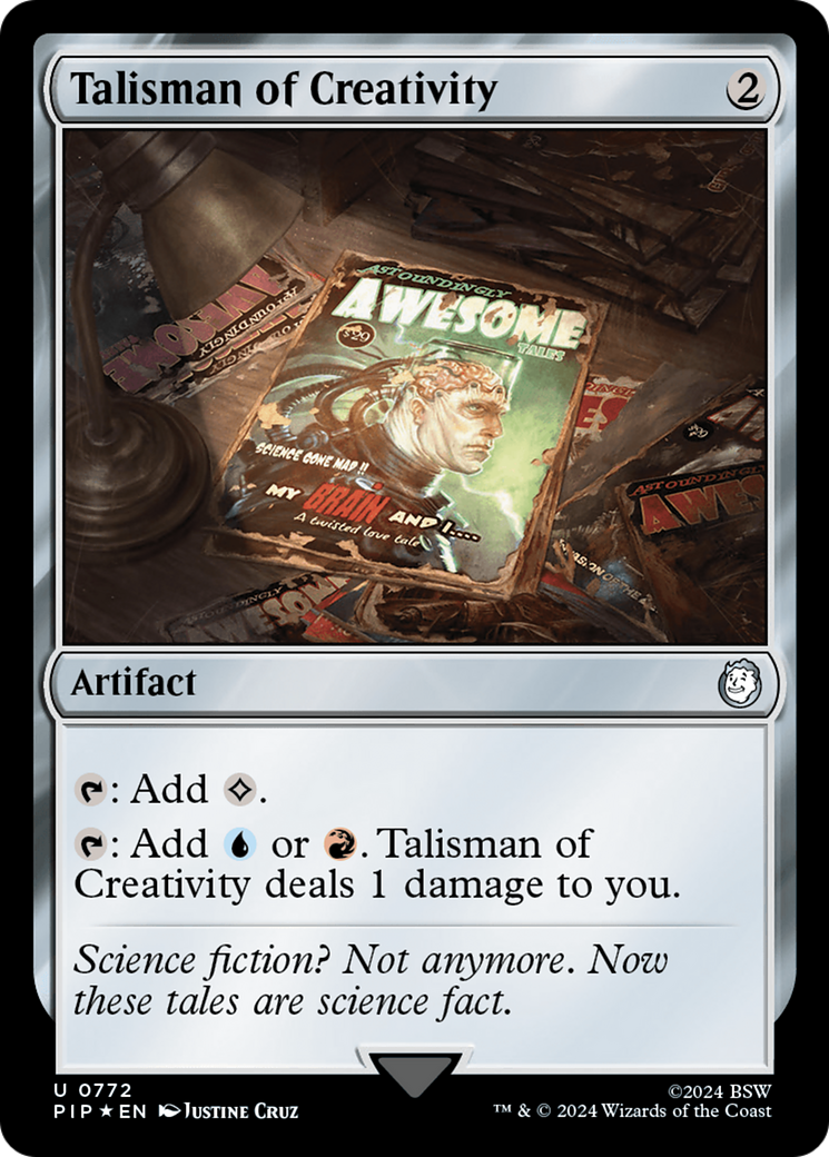 Talisman of Creativity (Surge Foil) [Fallout] | Gaming Infinity