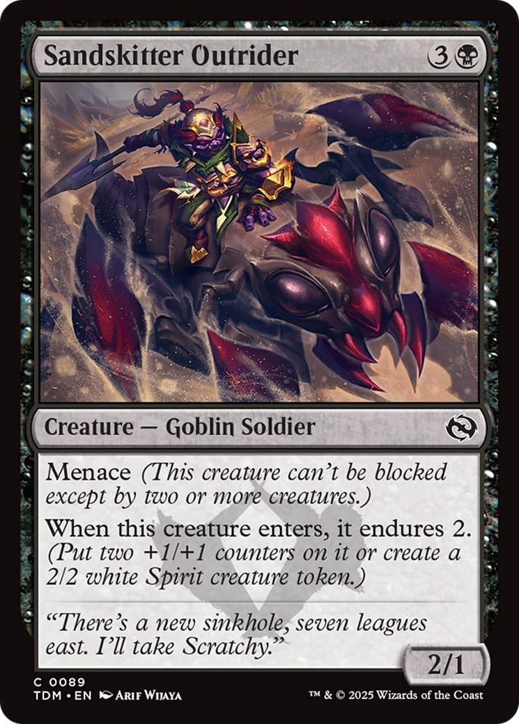 Sandskitter Outrider [Tarkir: Dragonstorm] | Gaming Infinity