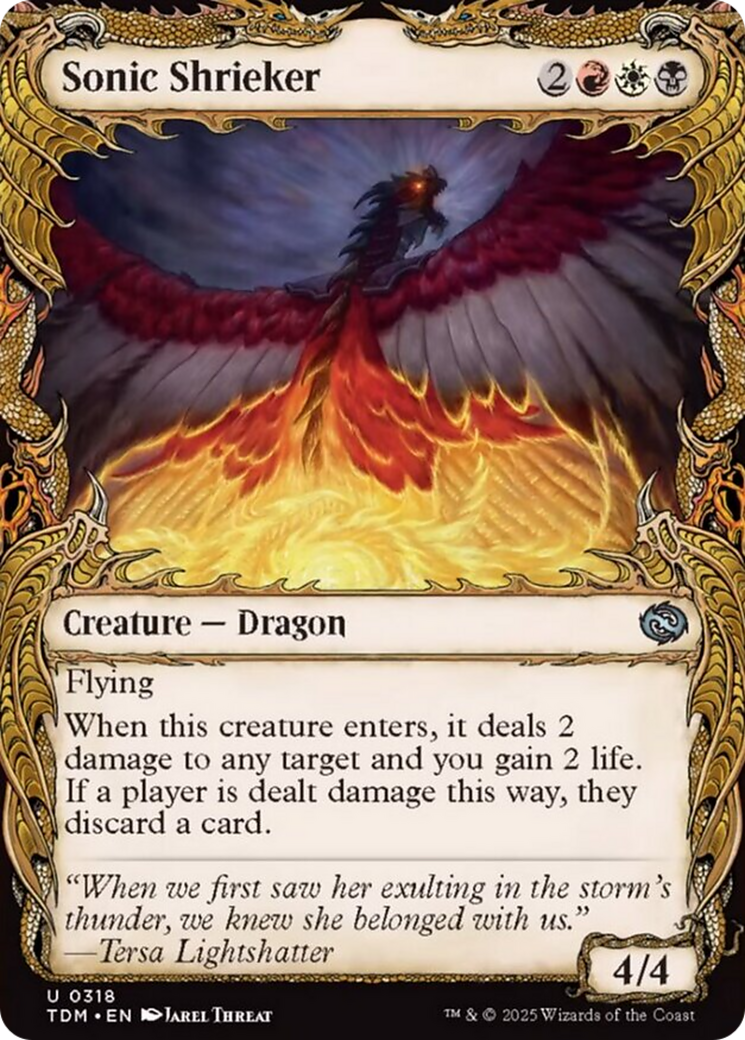 Sonic Shrieker (Showcase) [Tarkir: Dragonstorm] | Gaming Infinity