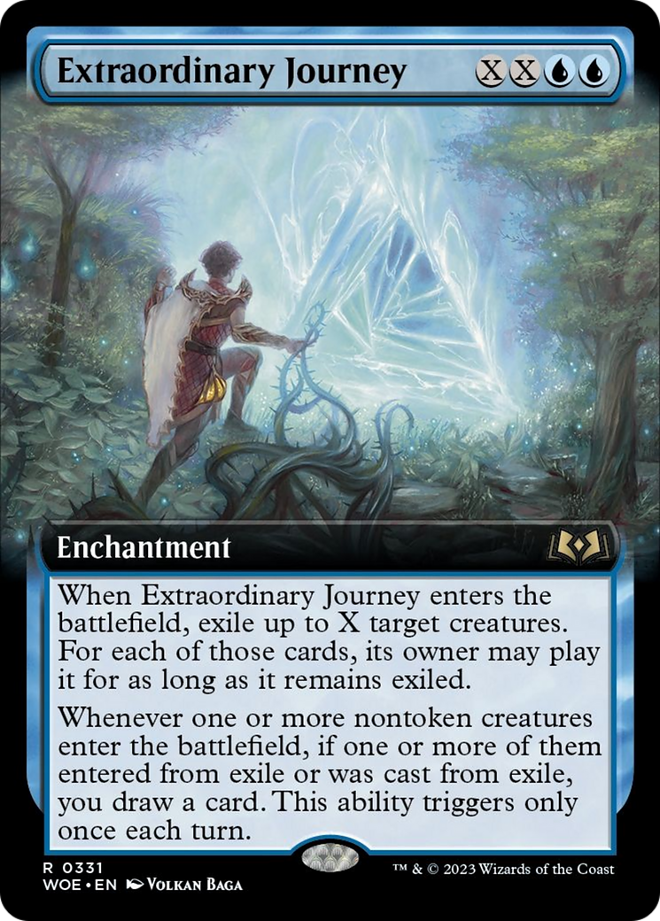 Extraordinary Journey (Extended Art) [Wilds of Eldraine] | Gaming Infinity