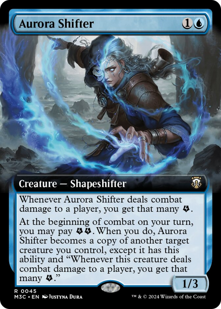 Aurora Shifter (Extended Art) (Ripple Foil) [Modern Horizons 3 Commander] | Gaming Infinity