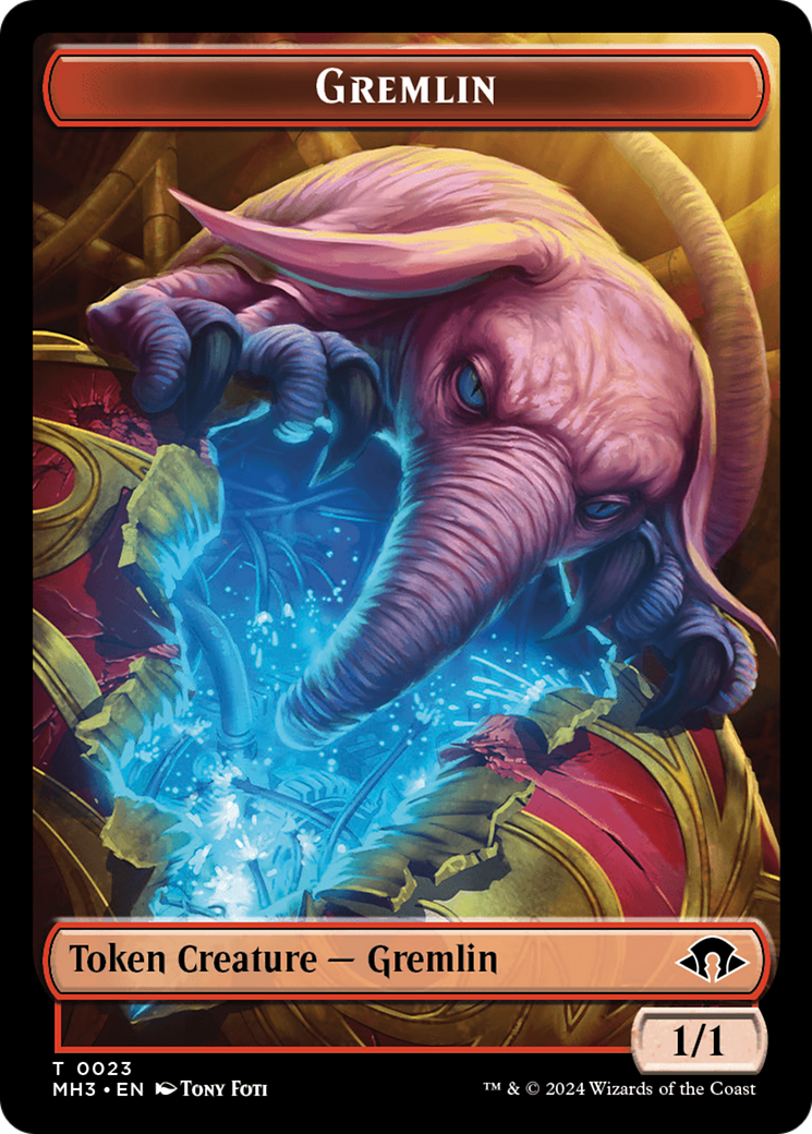 Gremlin // Energy Reserve Double-Sided Token [Modern Horizons 3 Tokens] | Gaming Infinity