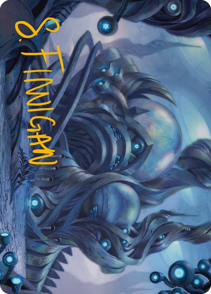The Surgical Bay Art Card (Gold-Stamped Signature) [Phyrexia: All Will Be One Art Series] | Gaming Infinity