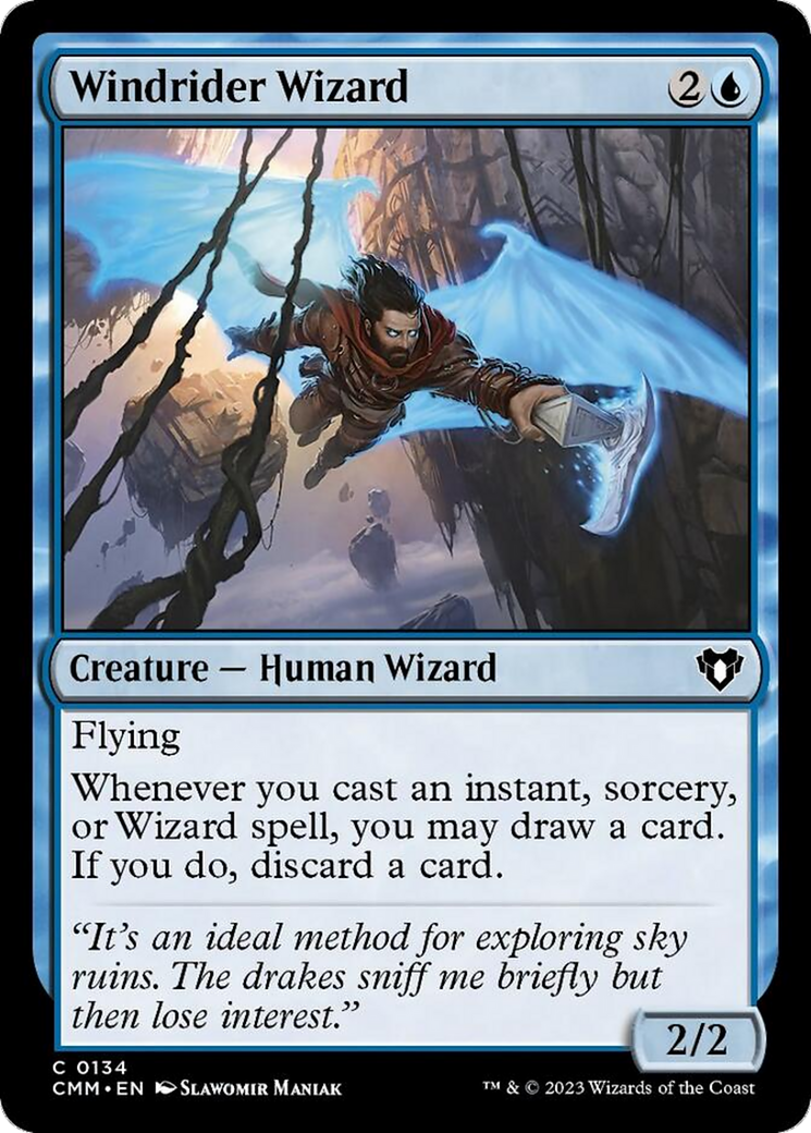 Windrider Wizard [Commander Masters] | Gaming Infinity