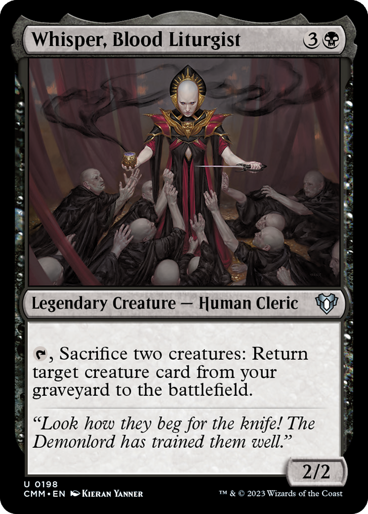 Whisper, Blood Liturgist [Commander Masters] | Gaming Infinity