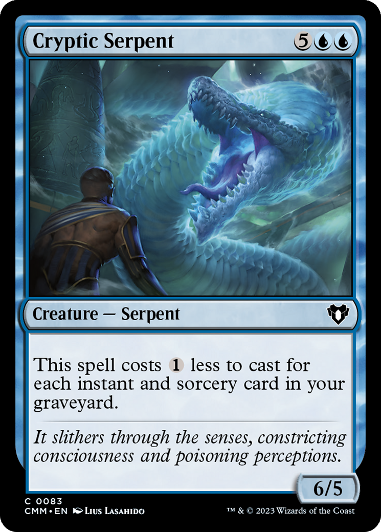 Cryptic Serpent [Commander Masters] | Gaming Infinity