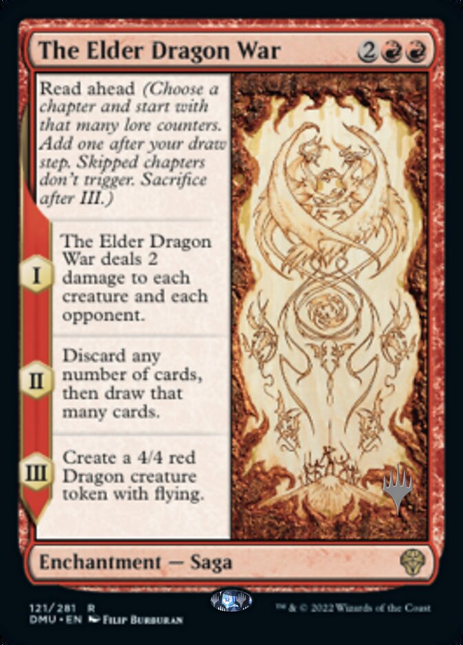 The Elder Dragon War (Promo Pack) [Dominaria United Promos] | Gaming Infinity